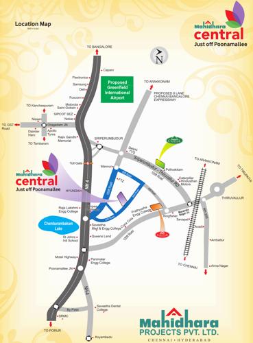  central Images for Location Plan of Mahidhara Central