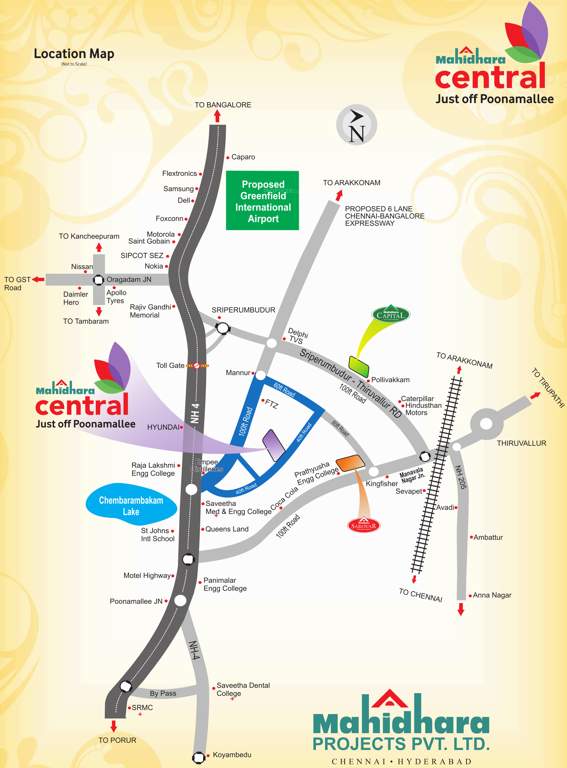 central Images for Location Plan of Mahidhara Central