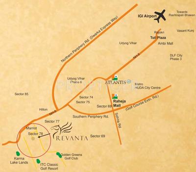Images for Location Plan of Raheja Revanta revanta Images for Location Plan of Raheja Revanta