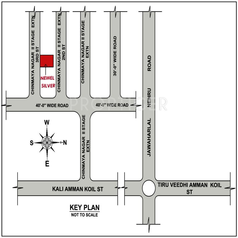 silver Images for Location Plan of Newel Silver