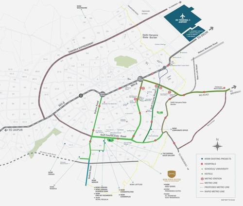 Images for Location Plan of M3M Polo Suites polo-suites Images for Location Plan of M3M Polo Suites