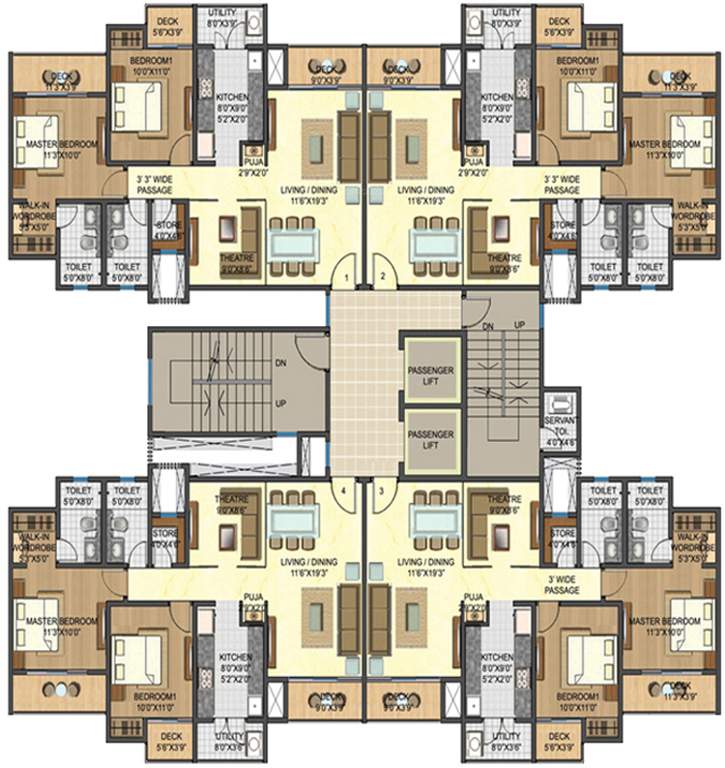 casa rio gold Images for Cluster Plan of Lodha Casa Rio Gold