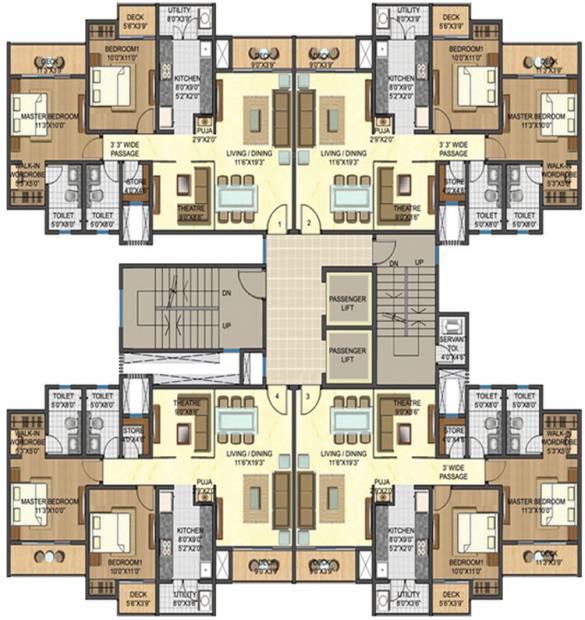  casa-rio-gold Images for Cluster Plan of Lodha Casa Rio Gold