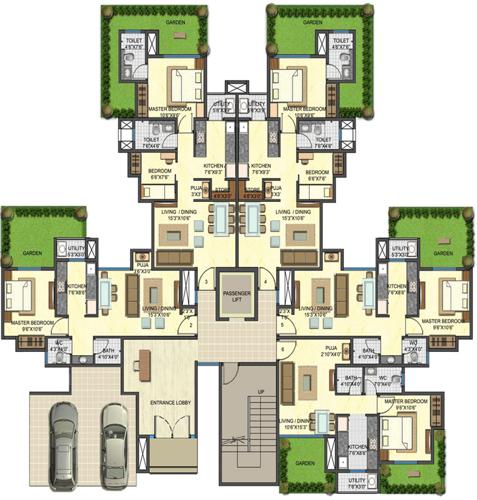  casa-rio-gold Images for Cluster Plan of Lodha Casa Rio Gold