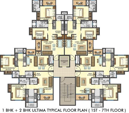  casa-rio-gold Images for Cluster Plan of Lodha Casa Rio Gold