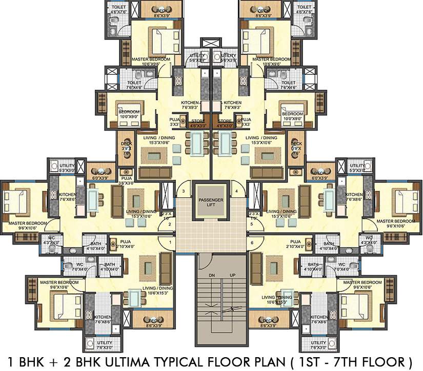 casa rio gold Images for Cluster Plan of Lodha Casa Rio Gold