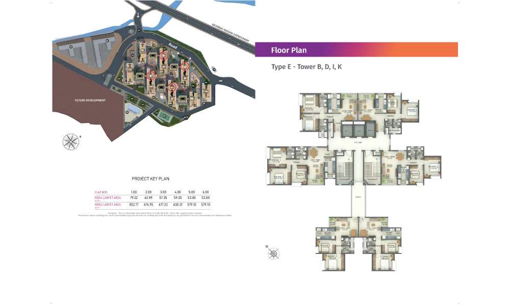  amantra Tower B Cluster Plan