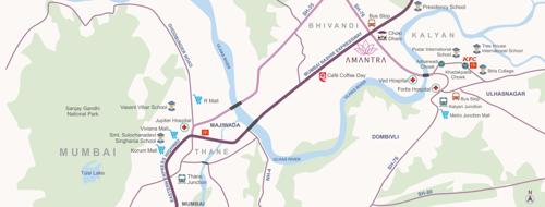  amantra Images for Location Plan of TATA Amantra