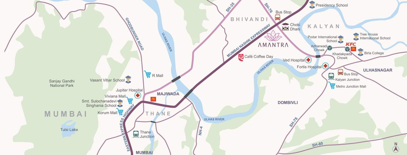  amantra Images for Location Plan of TATA Amantra