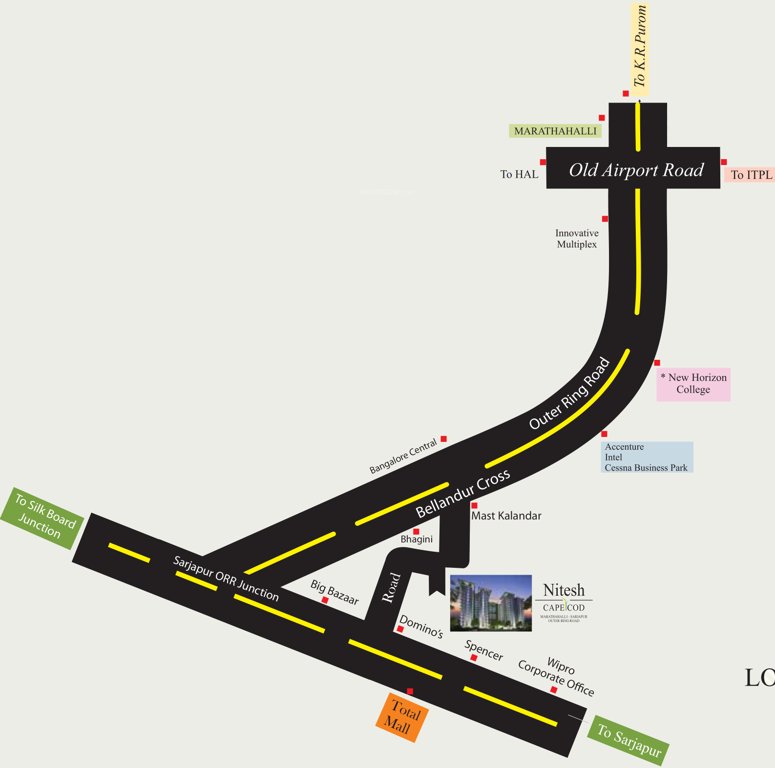 cape cod phase i Images for Location Plan of Nitesh Cape Cod