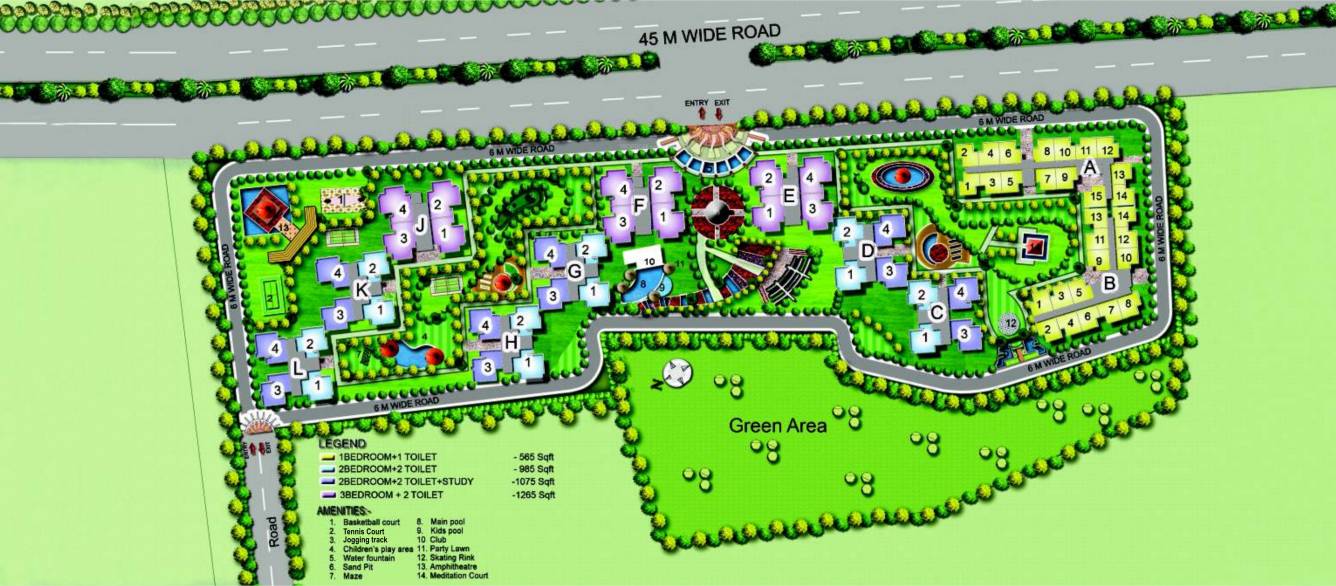  hanging gardens Master Plan