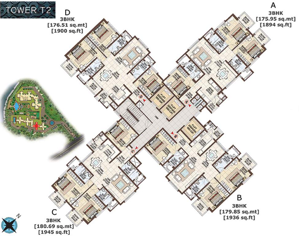 waterfront Images for Cluster Plan of Pashmina Waterfront