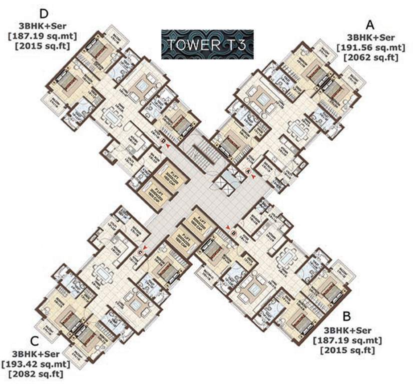 waterfront Images for Cluster Plan of Pashmina Waterfront
