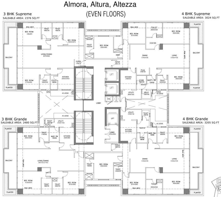 Images for Cluster Plan of TATA The Promont