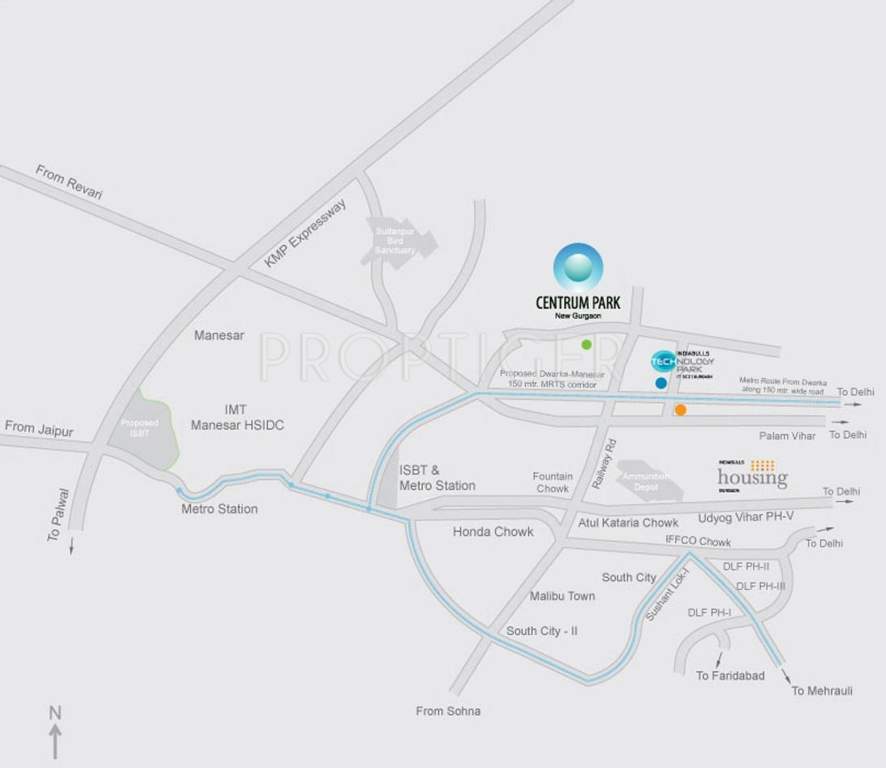  centrum park Images for Location Plan of Indiabulls Centrum Park