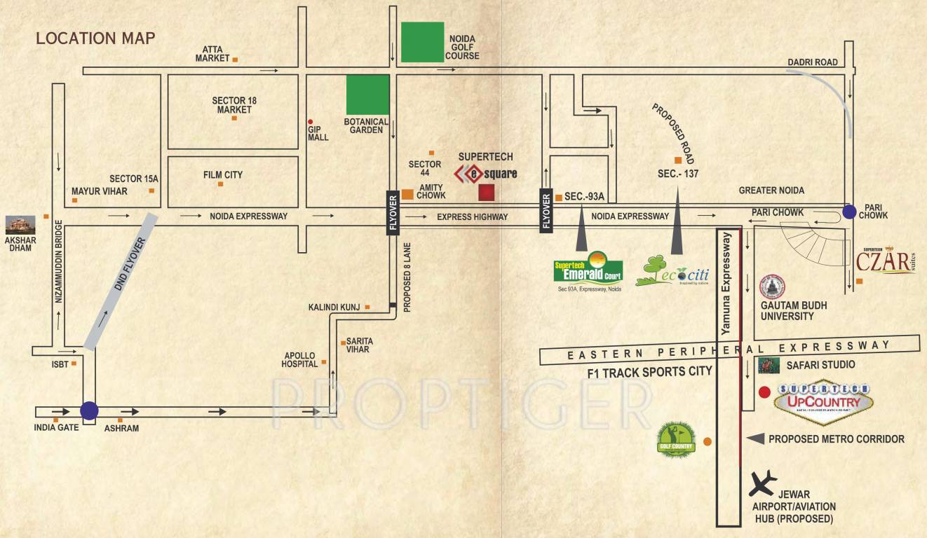 Images for Location Plan of Supertech Grand Circuit