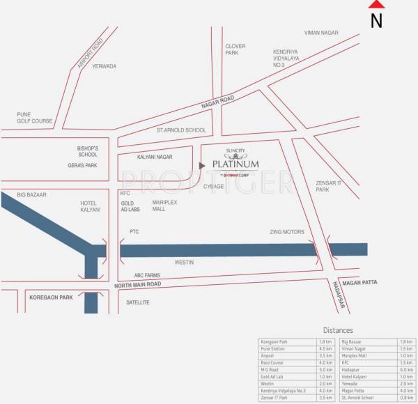 Images for Location Plan of BramhaCorp Suncity Platinum
