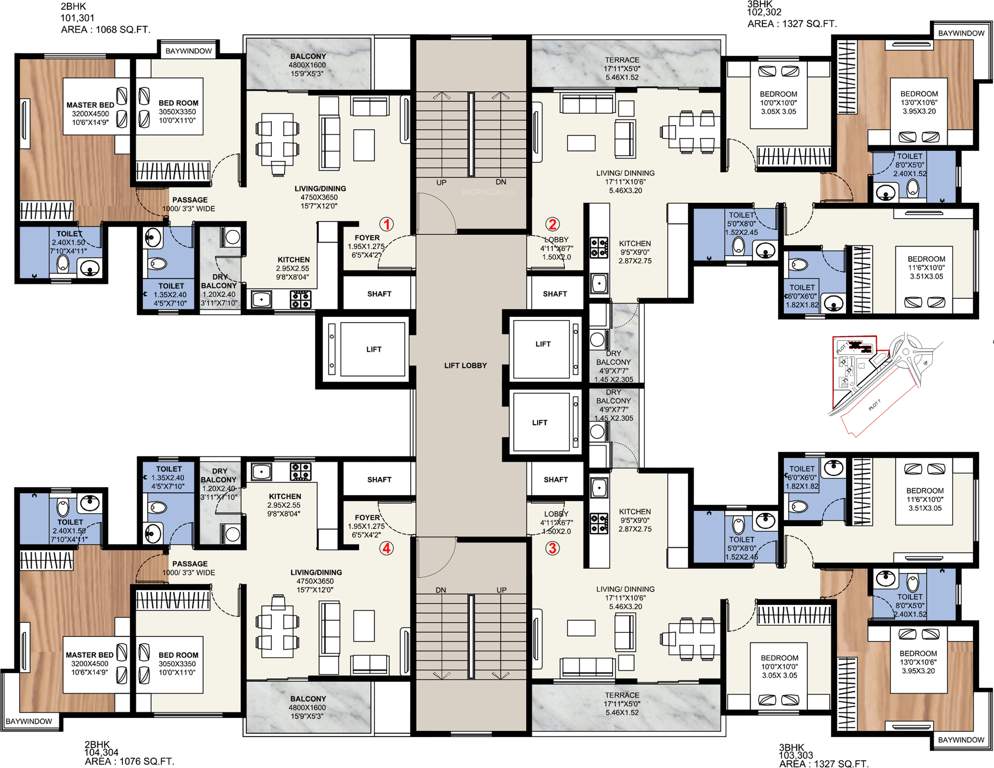  the crown greens Images for Cluster Plan of TCG The Crown Greens
