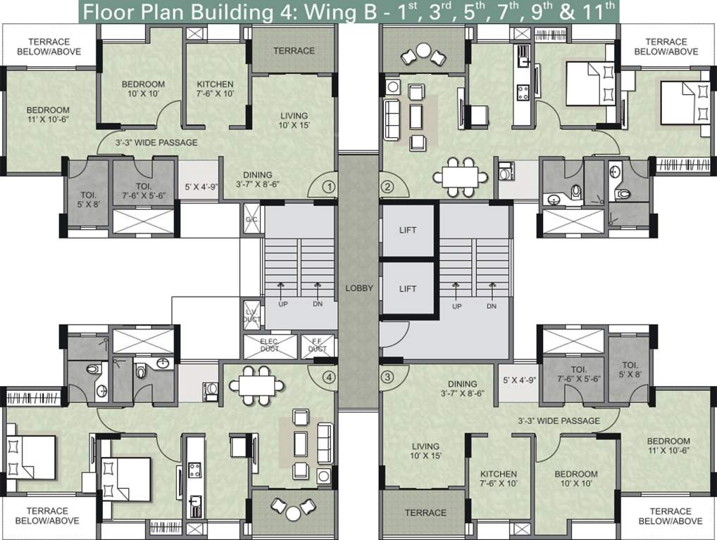 serenity Images for Cluster Plan of Kalpataru Serenity