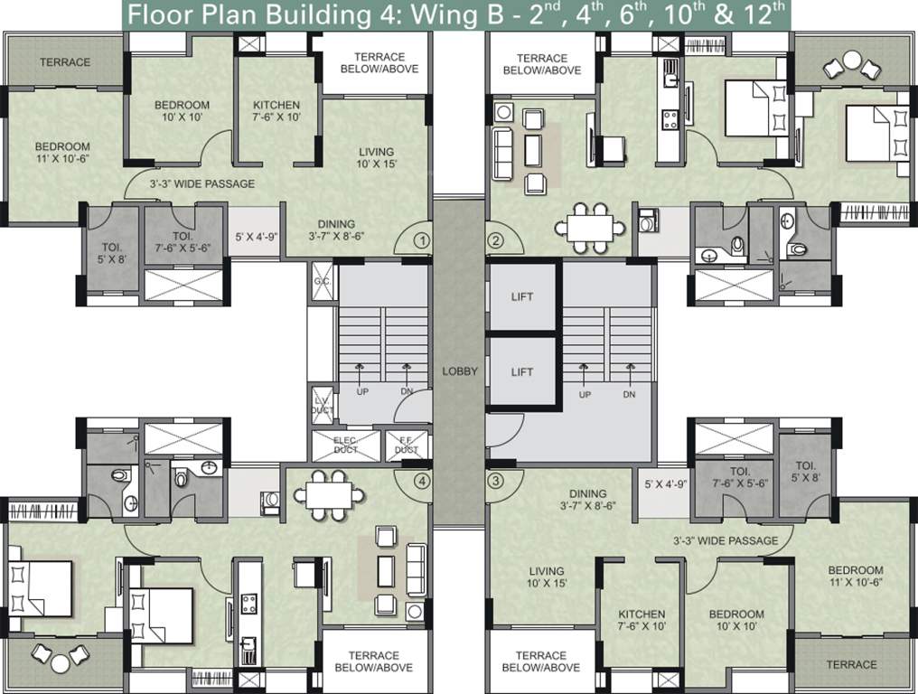 serenity Images for Cluster Plan of Kalpataru Serenity