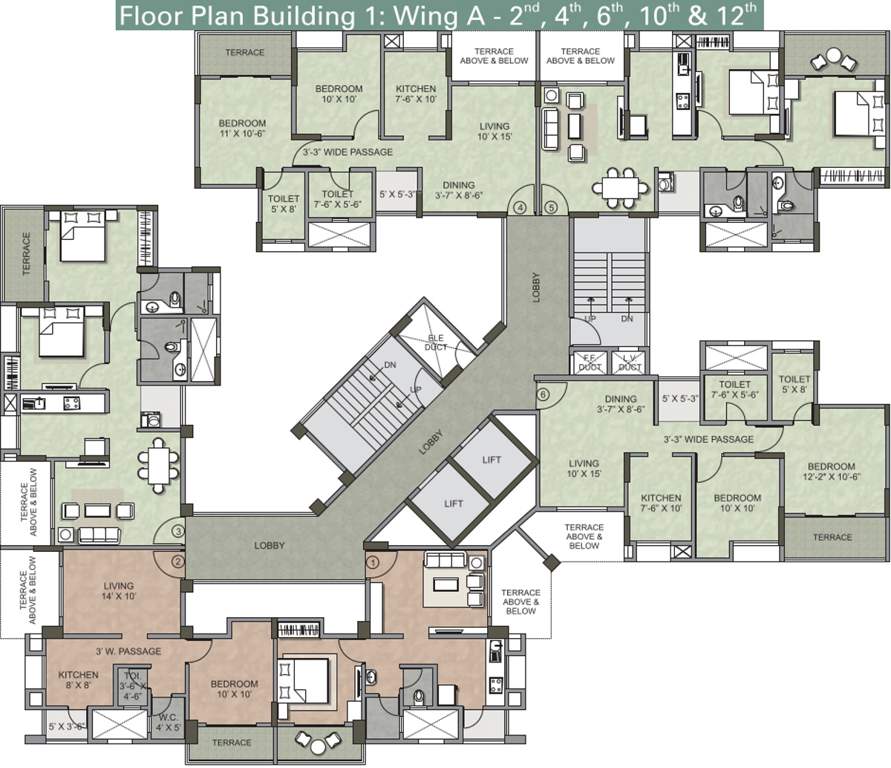 serenity Images for Cluster Plan of Kalpataru Serenity