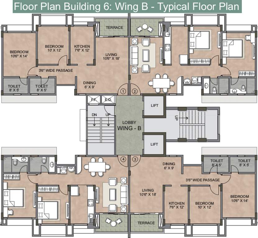 serenity Images for Cluster Plan of Kalpataru Serenity