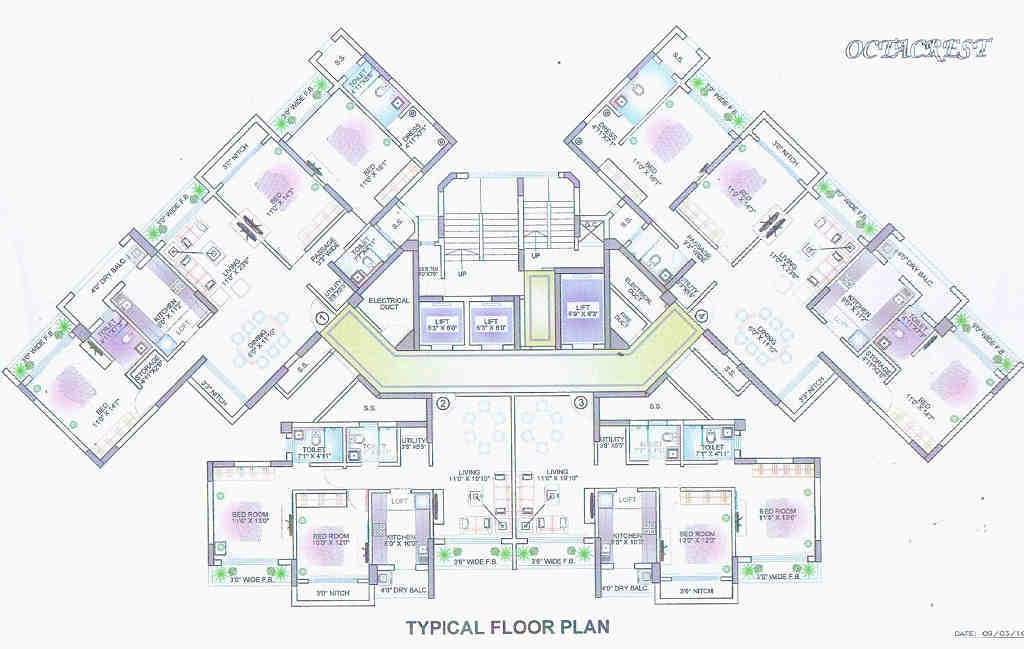 octacrest Images for Cluster Plan of Lokhandwala Octacrest