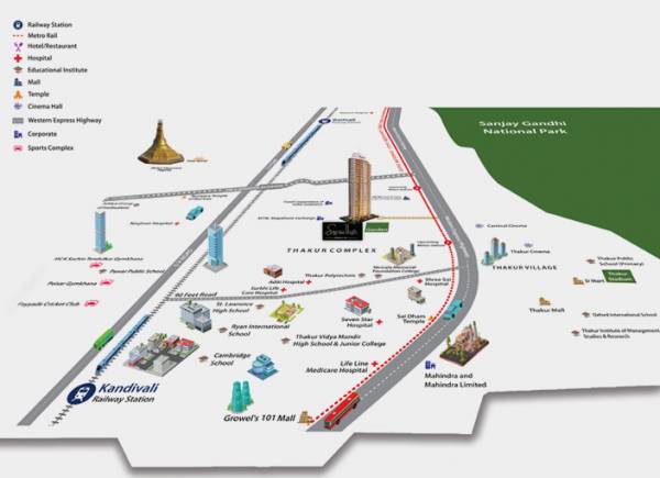 Images for Location Plan of Sunteck Sunteck Signia High