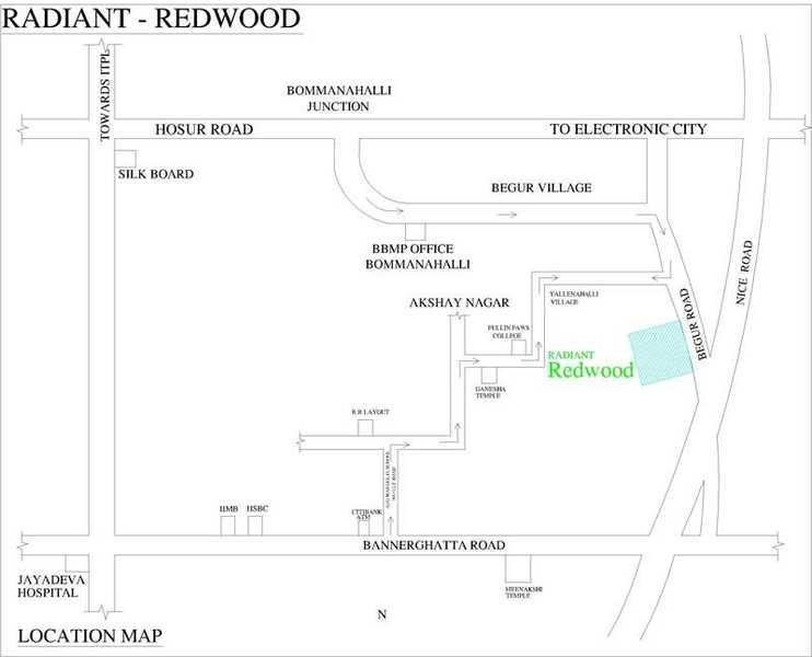  red wood Location Plan
