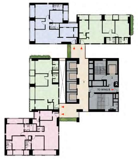  new cuffe parade Wing A Cluster Plan from 21th to 52th Floor