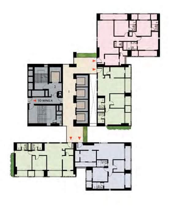  new cuffe parade Wing B Cluster Plan From 21th To 52th Floor