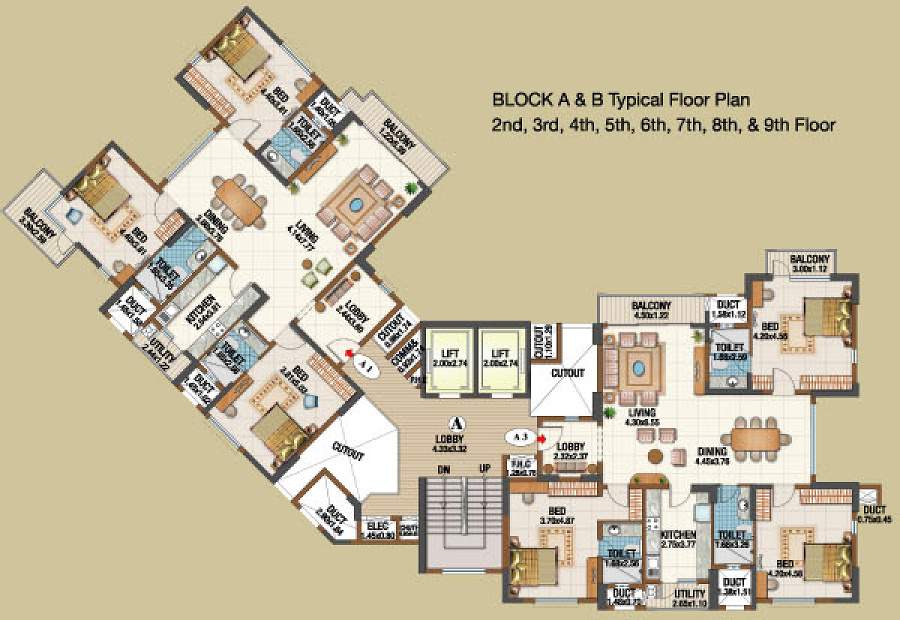  sattva gold summit Images for Cluster Plan of Salarpuria Sattva Gold Summit