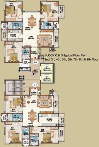 Images for Cluster Plan of Salarpuria Sattva Gold Summit sattva-gold-summit Images for Cluster Plan of Salarpuria Sattva Gold Summit
