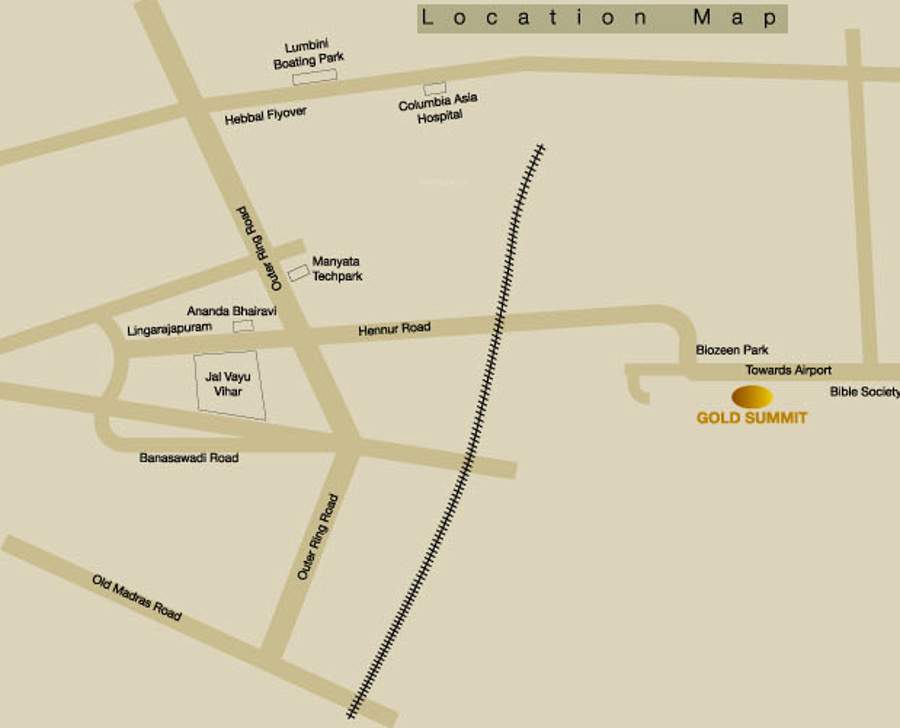  sattva gold summit Images for Location Plan of Salarpuria Sattva Gold Summit