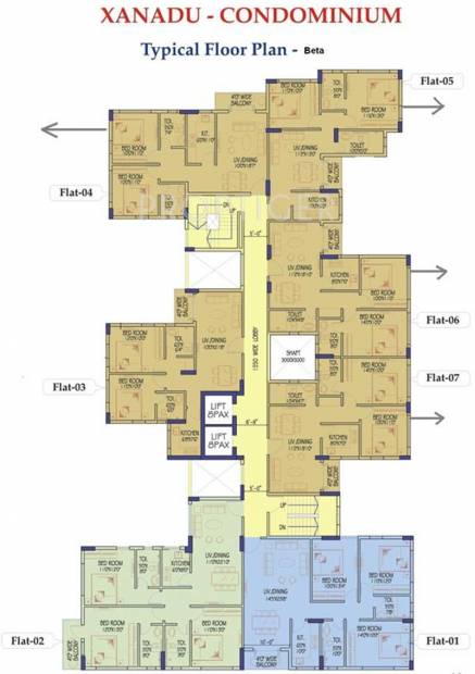 xanadu-condominium Images for Cluster Plan of Siddha Xanadu Condominium
