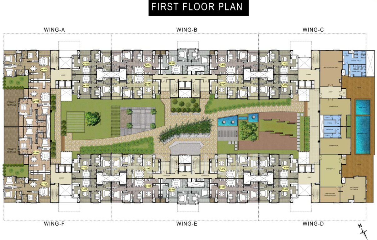  melody Images for Cluster Plan of Salarpuria Sattva Melody