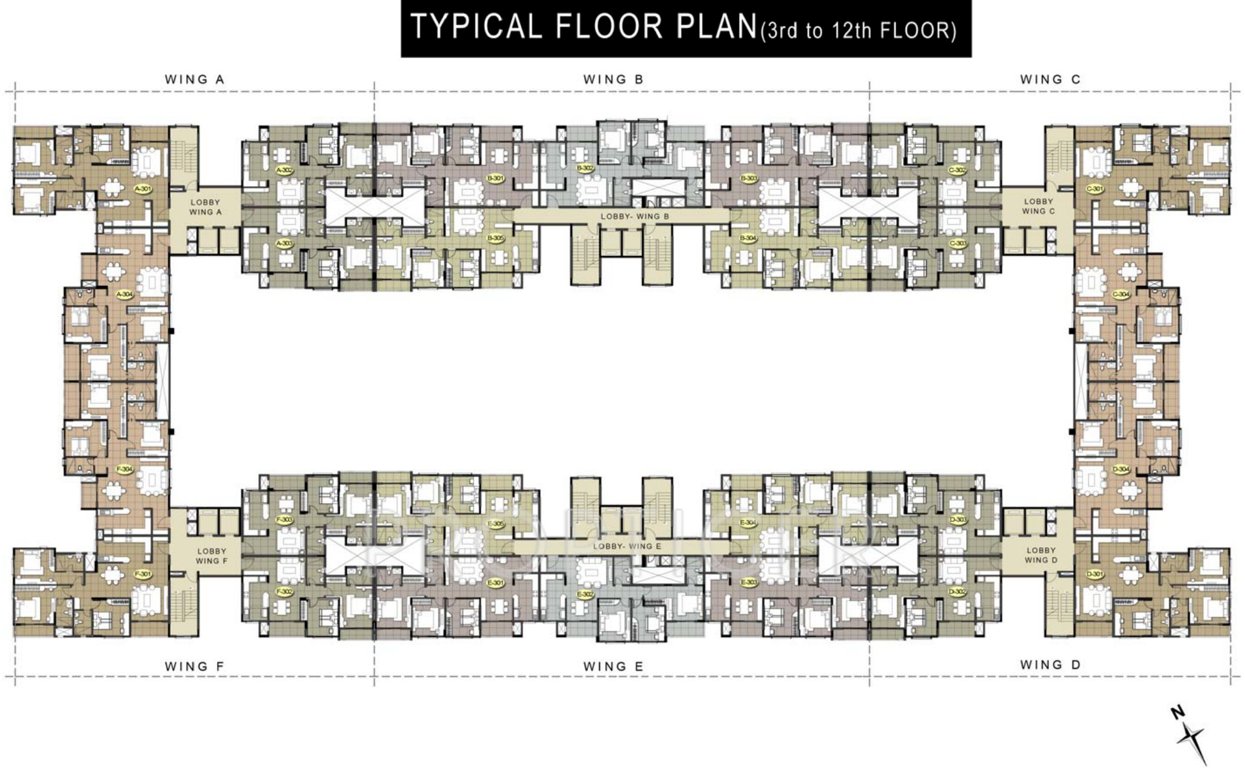  melody Images for Cluster Plan of Salarpuria Sattva Melody