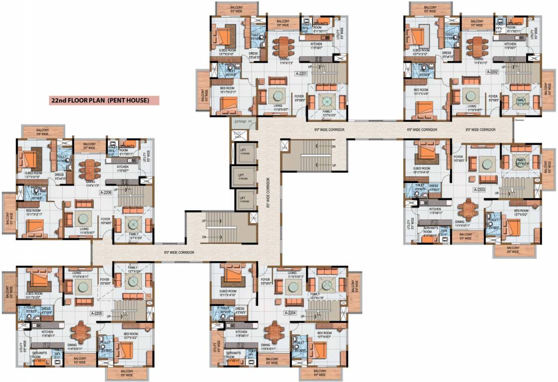 Images for Cluster Plan of Salarpuria Sattva Luxuria