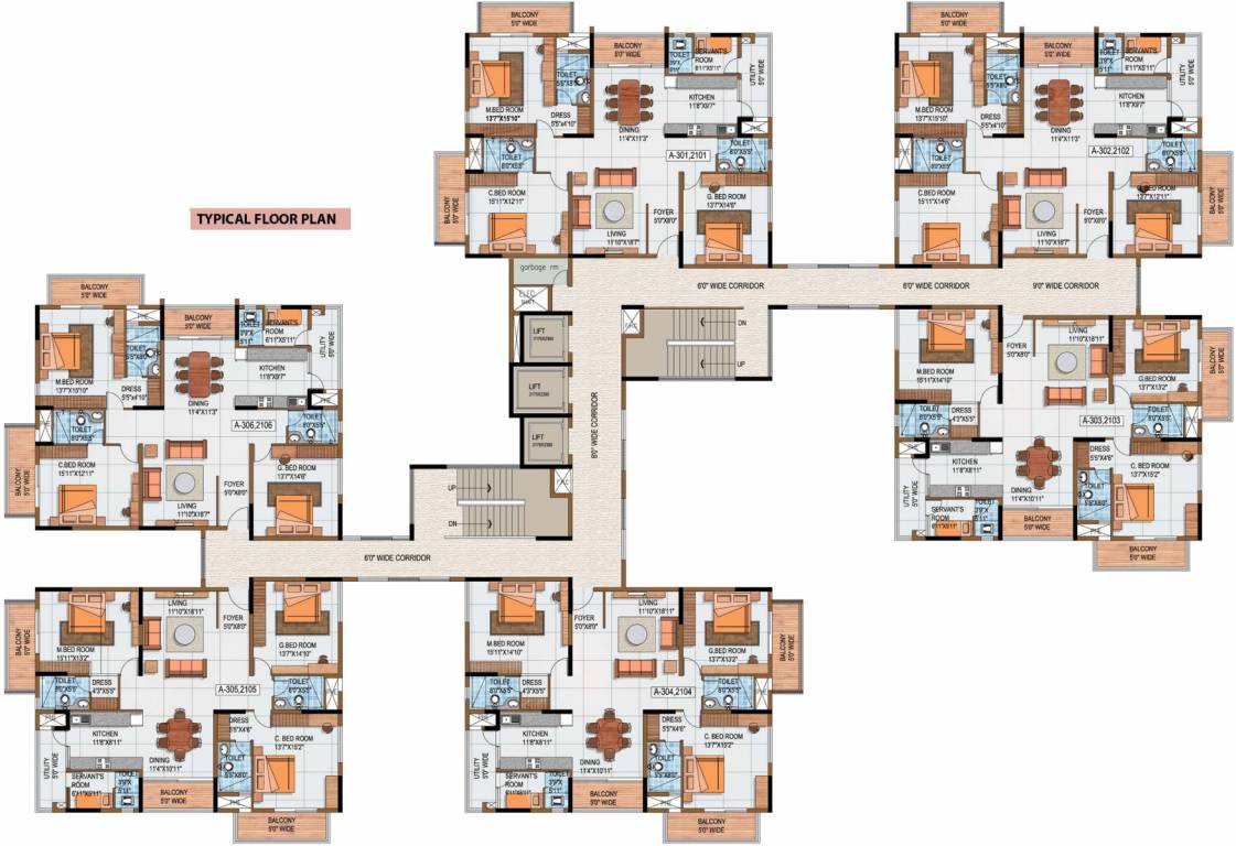 Images for Cluster Plan of Salarpuria Sattva Luxuria