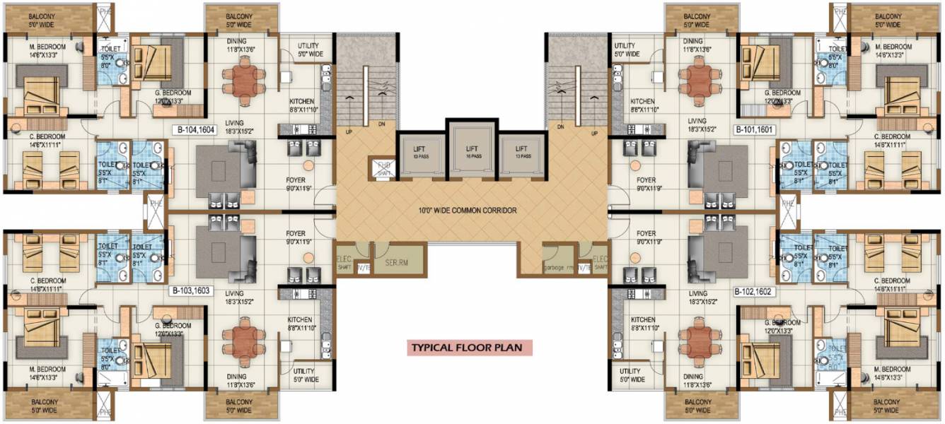 Images for Cluster Plan of Salarpuria Sattva Luxuria