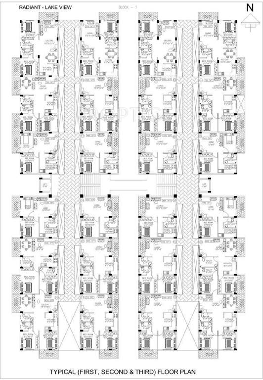 lake view Images for Cluster Plan of Radiant Lake View