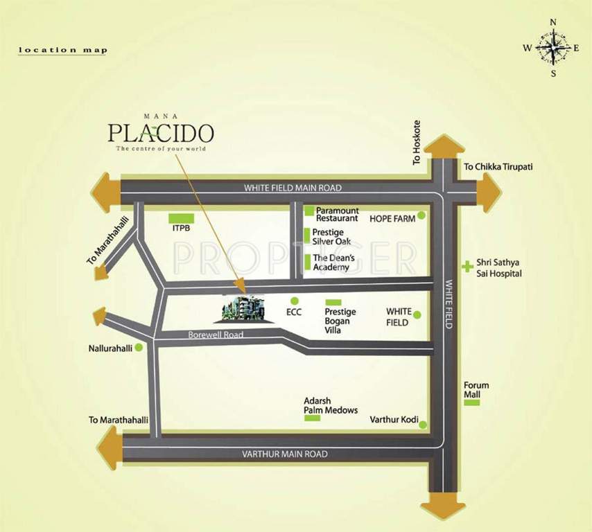 Images for Location Plan of Mana Projects Placido