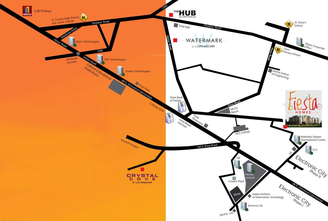 Images for Location Plan of SJR Fiesta Homes