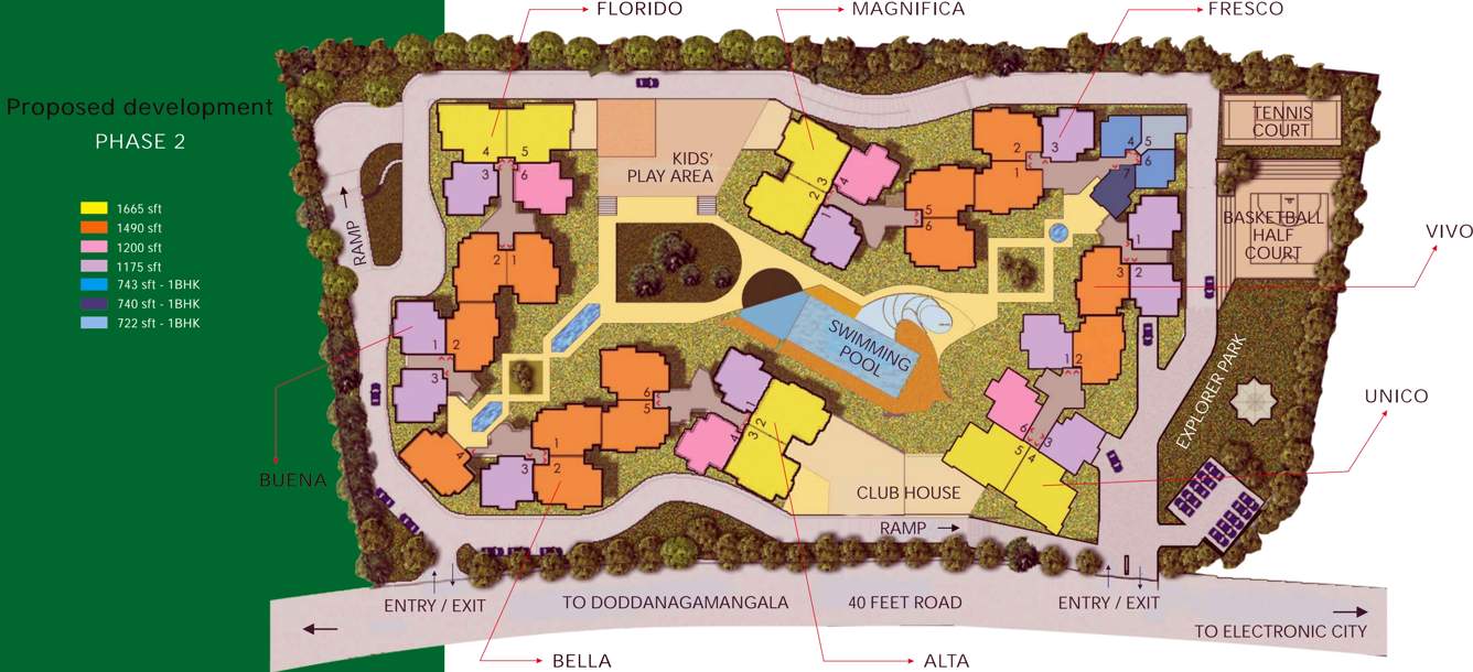 Images for Master Plan of SJR Fiesta Homes