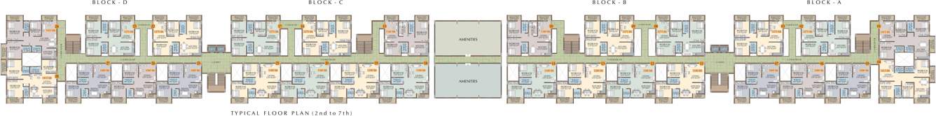 jasmine terrace Images for Cluster Plan of Radiant Jasmine Terrace
