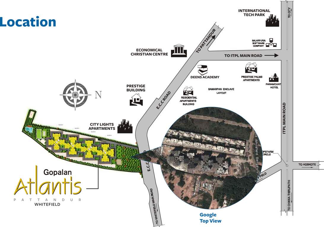  atlantis Images for Location Plan of Gopalan Atlantis