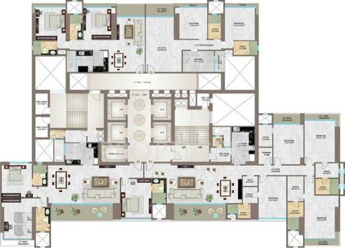  zeon Images for Cluster Plan of Ajmera Zeon