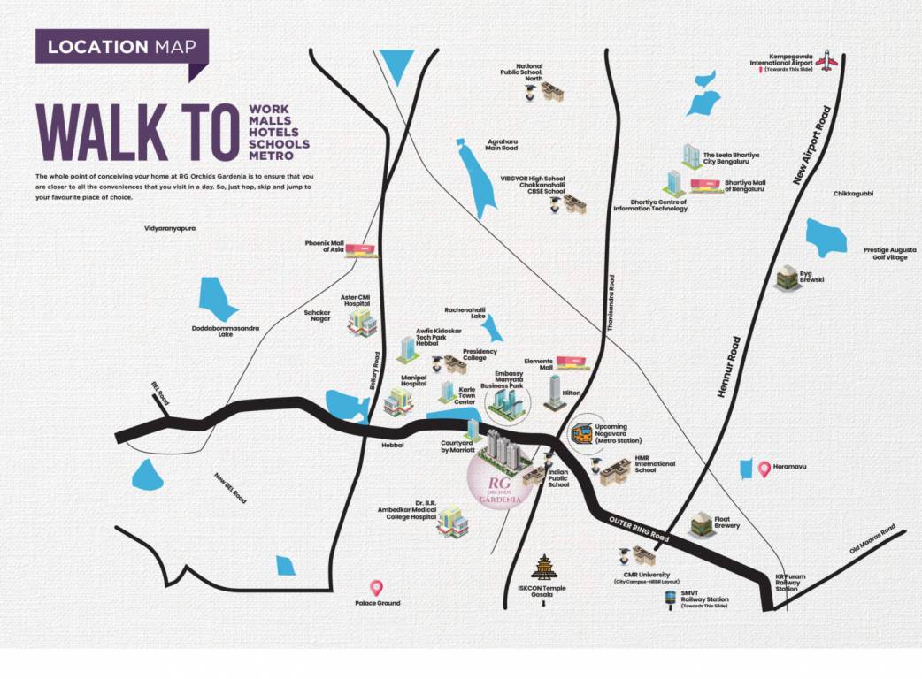 rg orchids gardenia Location Plan