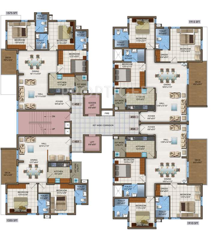  woodwinds Images for Cluster Plan of DSR Woodwinds