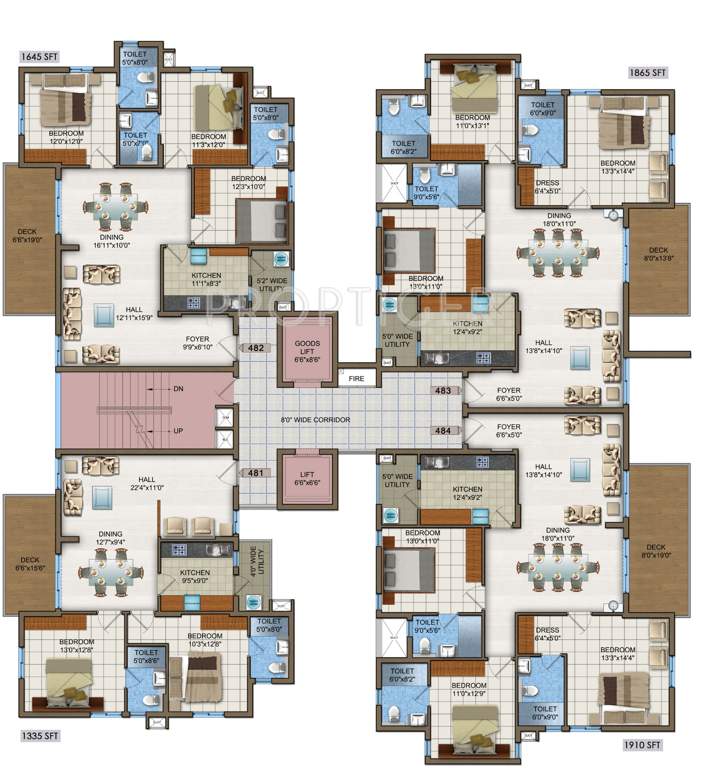  woodwinds Images for Cluster Plan of DSR Woodwinds